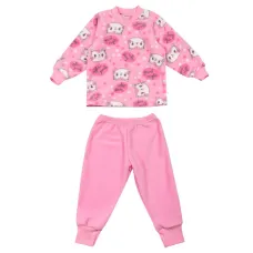 Пижама детская теплая флисовая для девочки GABBI PGD-23-3 Розовый на рост 92 (13834)