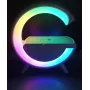 Настольная лампа-ночник Led Wireless Charging Speaker Google (BT2301) 15W White
