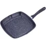 Сковородка-гриль Grill Pan 28х28см со стеклянной крышкой Kamille