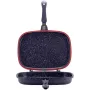 Сковородка-гриль Grill Pan двусторонняя прямоугольная 32х24х7.5см Kamille