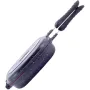 Сковородка-гриль Grill Pan двусторонняя прямоугольная 32х24х7.5см Kamille