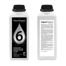 Засіб концентрований для очищення чаші басейну 1 л AquaDream 6.