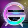 Настільна смарт лампа G-Smart Light BT3401 RGB з бездротовою зарядкою та Bluetooth колонкою 15W