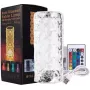 Настільна світлодіодна кристалічна лампа RIAS Rose Diamond RGB з пультом (3_04418)