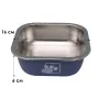 Миска Taotaopets 1910002 160 мм для собак и котов металлическая Синий (12173-72226)