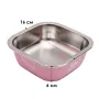 Миска Taotaopets 1910002 160 мм для собак и котов металлическая Розовый (12173-72228)