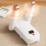 Сушарка для взуття Lesko YM-102 White компактна антибактеріальна та стерилізуюча з таймером