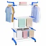 Універсальна складна сушарка для білизни No Brand 3 Tiers Garment rack біла (1756374679)