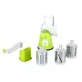 Універсальна механічна овочерізка мультислайсер TableTop TableTop Drum Grater 3 насадки (1756374727)