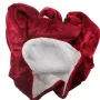 Толстовка-плед с капюшоном OPT-TOP Huggle Hoodie двухсторонняя красный (1762056417)