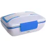 Ланч бокс для еды из качественных премиум материалов Lunch Box от сети 220 V 820 мл Синий (1937469832)