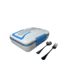 Ланч бокс для їжі з якісних преміум матеріалів Lunch Box від мережі 220 V 820 мл Синій (1937469832)