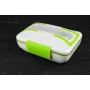 Розумний електричний судочок з підігрівом їжі Lunch Box від мережі 220 V 820 мл Зелений (1937472004)
