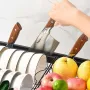 Кухонна сушарка для посуду No Brand Kitchen Rack 65х32х52 см Чорний (2103354319)