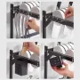 Кухонна сушарка для посуду No Brand Kitchen Rack 65х32х52 см Чорний (2103354319)