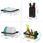 Кухонна сушарка для посуду No Brand Kitchen Rack 65х32х52 см Чорний (2103354319)