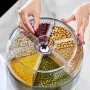 Органайзер No Brand для сипучих продуктів з дозатором, що обертається на 6 відділень (2104218248)