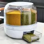 Органайзер No Brand для сипучих продуктів з дозатором, що обертається на 6 відділень (2104218248)