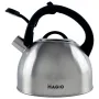 Чайник для плити зі свистком 2,5л MAGIO MG-1192 Steel/Black
