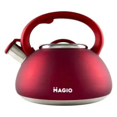 Чайник со свистком для плиты 3л MAGIO MG-1193 Red