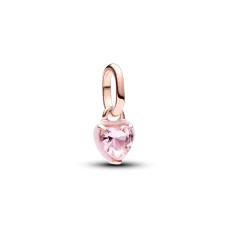Серебряная бусина No Brand Me Розовое сердце 783042C01