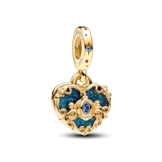 Серебряная бусина No Brand Сердце и карета Золушки 763072C01