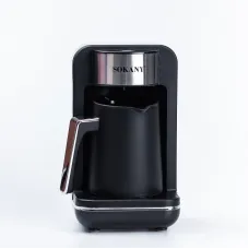 Электрическая турка для кофе Sokany SK-0137 250 мл черный с хромом (SK0137) Электрическая турка для кофе Sokany SK-0137 250 мл черный с хромом (SK0137)
