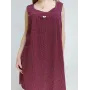 Ночная рубашка женская Triko Горошек 46-48 Бордовый 27751520-1