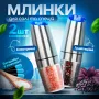 Набор мельниц для соли перца специй No Brand 2 предмета на батарейках Серебро (SPM-12/Silver)