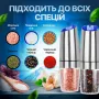 Набор мельниц для соли перца специй No Brand 2 предмета на батарейках Серебро (SPM-12/Silver)