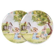 Набор тарелок Rabbit family из 2-х штук Lefard Набор тарелок Rabbit family из 2-х штук Lefard
