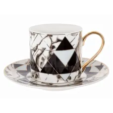 Набор чайный 2 предмета Marble 220 ml Lefard Набор чайный 2 предмета Marble 220 ml Lefard