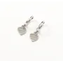 Серьги Tiffany сердца Maxi Silver 9407 2.5 см Серебристый