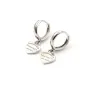 Серьги Tiffany сердца Maxi Silver 9407 2.5 см Серебристый
