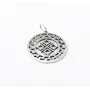 Підвіска оберіг макошу в колі Maxi Silver 9372 3.2 см Сріблястий