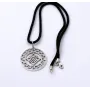 Підвіска оберіг макошу в колі Maxi Silver 9372 3.2 см Сріблястий