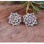 Сережки валькірія Maxi Silver 8744 1.2 см Сріблястий