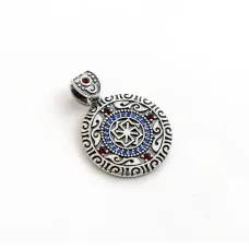 Кулон оберег Молвинец Maxi Silver 6202 2.8 см Разноцветный