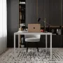 Письмовий стіл Art in Head Brevity Loft mid 900х750х670 Ательє світлий/Білий метал (TB02040000010)