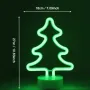 Нічник неоновий лампа Ялинка Christmas Tree