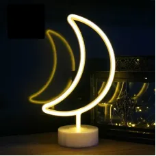 Інтер'єрний неоновий нічник Angel Місяць 33.7х16.5 см