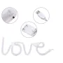 Настінний неоновий світильник нічник Angel Love рожевий