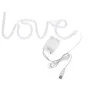 Настінний неоновий світильник нічник Angel Love рожевий