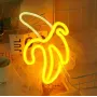 Настінний неоновий світильник нічник Angel Банан