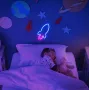 Настінний неоновий світильник нічник Ракета Angel