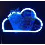 Настінний неоновий світильник нічник Хмара синій Angel
