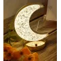 Настільна світлодіодна кристалічна лампа RIAS Moon Diamond Gold