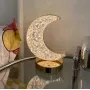 Настільна світлодіодна кристалічна лампа RIAS Moon Diamond Gold