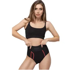 Жіночі термотруси Carpathian TP11 Totalfit S Чорно-рожевий (06399858)