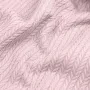 Плед-покрывало косичка COSAS 160х230 см Petal Knitted Braid Пудровый